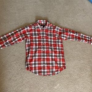 Brooks Brothers plaid red button down